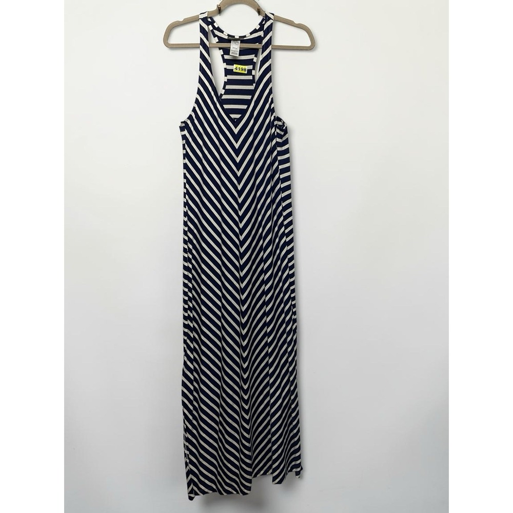 Tommy Bahama Rugby Stevie Striped Racerback Tank‎ Maxi Dress Size Small Petite